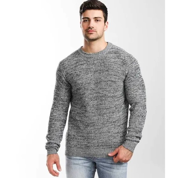 Outpost Makers Shaker Sweater BUCKLE Grey Medium, Men's Knit L - Picture 1 of 7